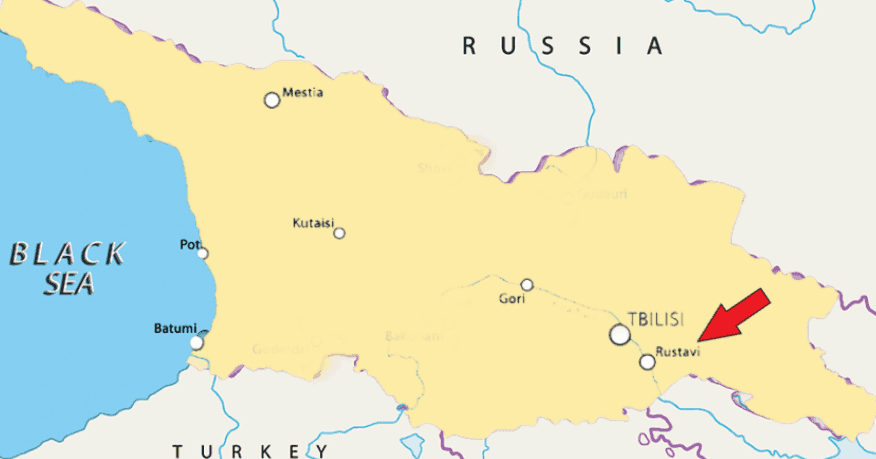 Approximate tour route